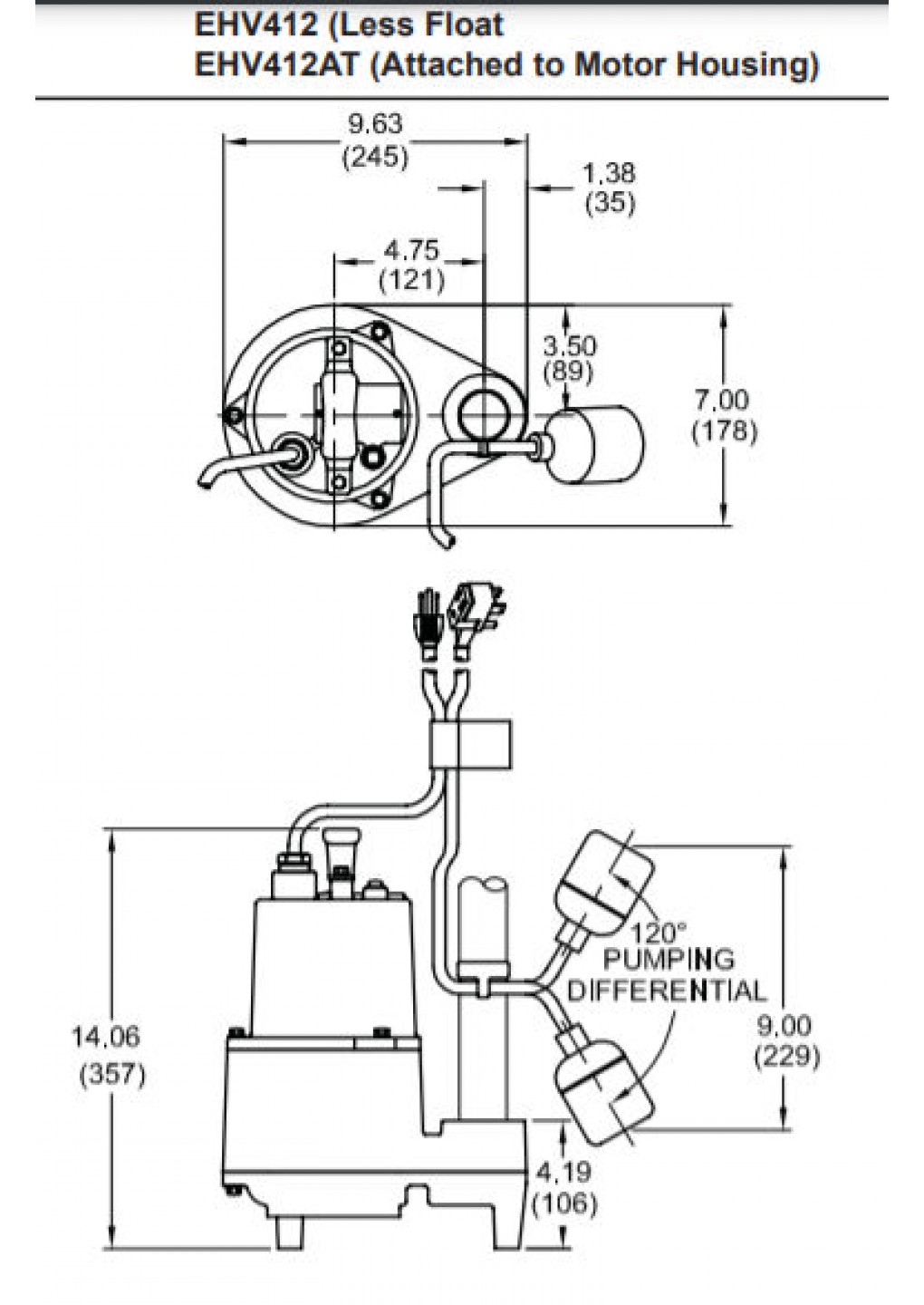 BarnesEHV4121/2HP115v2inchNPTEffluentPump103542