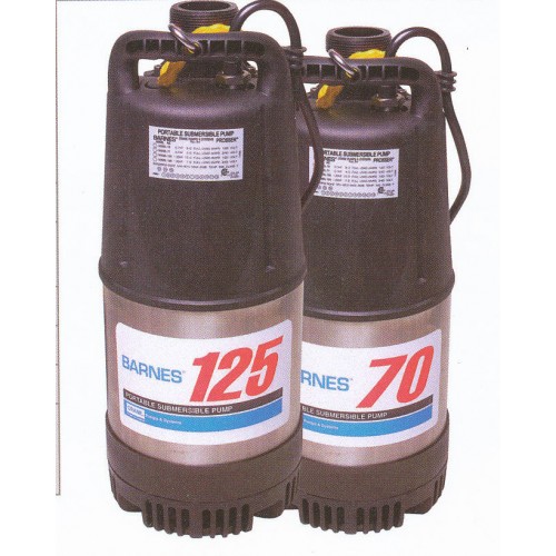 Barnes 70 7/10 HP 120v Dewatering pump 2" discharge 115070