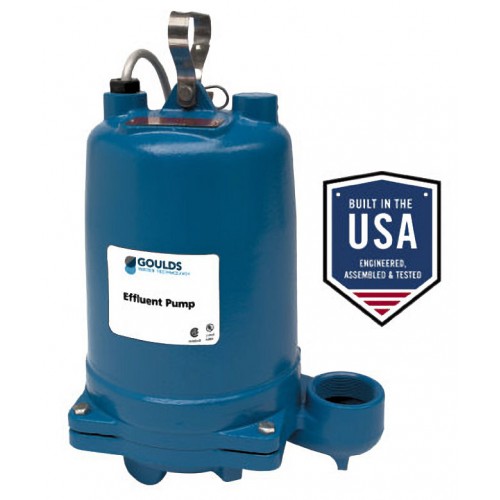 Goulds WE0512HH 1/2 HP 230v Effluent pump 3885 manual high head