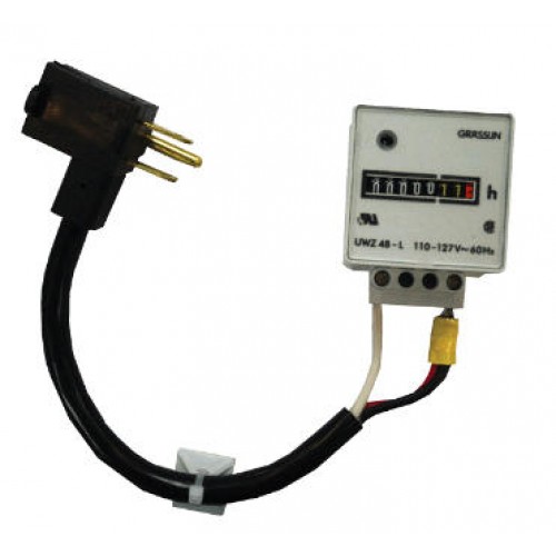 Elapsed Time Meter With Piggy-Back Plug 1022846 120-volt