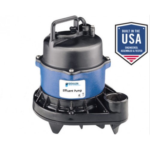 Goulds EP0512F  1/2 HP 230v Effluent Pump 20-foot cord no float switch 3871