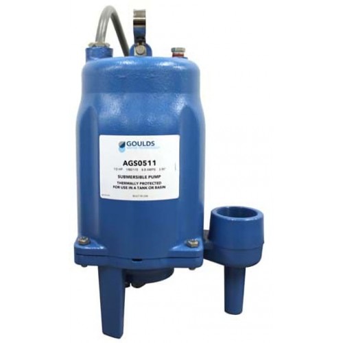 Goulds AGS0512 1/2hp 230v sewage grinder pump