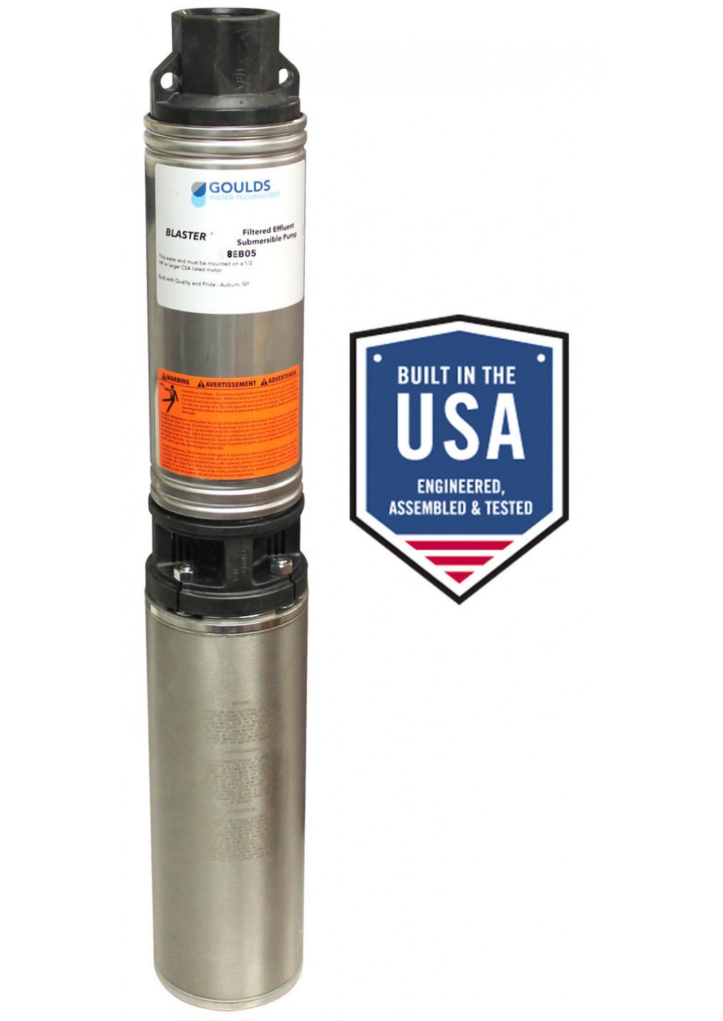 Goulds 12EB1022J 1 HP 230v 12GPM Blaster Filtered Effluent Turbine Pump