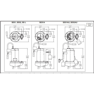 Barnes SE1074L 1 HP 200-240v 1-phase 20-foot cord Manual No-float switch Sewage Pump 104888 Barnes SE1074L 1 HP 200-240v 1-phase 20-foot cord Manual No-float switch Sewage Pump 104888